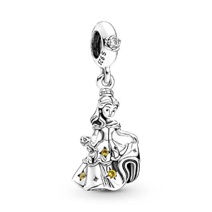 Hot selling 925 sterling silver Disney cartoon wizard charm bead pendant, suitable for original DIY bracelet, women's birthday