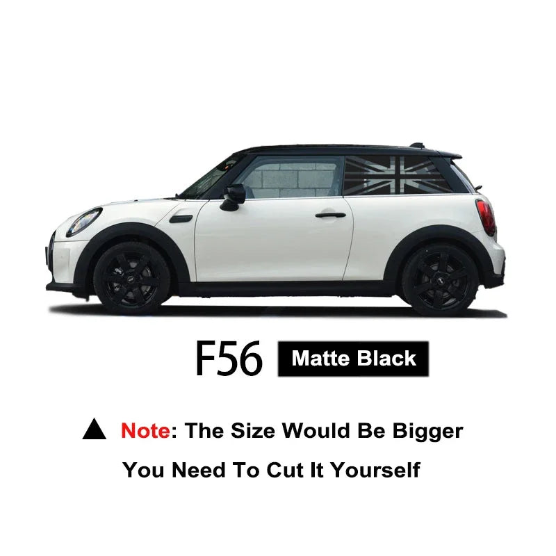 Car Decoration Vinyl Window Sticker Union Jack DIY Decal For MINI Cooper R60 R56 F56 F55 F57 F60 F54 Auto Styling Accessories