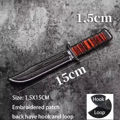 New 3D PVC Armband M416 Q Edition Armband Backpack Morale Collection Tactical Fast Tank Military Hook&Loop Patches for Clothing