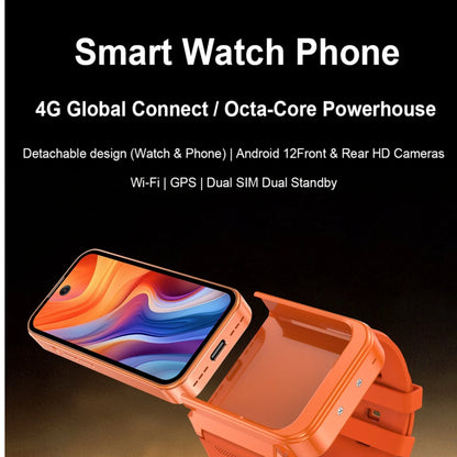 Q333 Android 13.0 Mini Smart Watch 3.97 Inches 8GB RAM 256GB ROM Dual SIM Standby Play Store Detachable Watch Strap Smart Watch