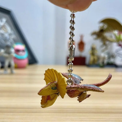 Bandai Capcom Monster Hunter Rathalos Pvc Figure Keychain Backpack Bag Pendant Collectible Hanging Charm For Adult Collectors