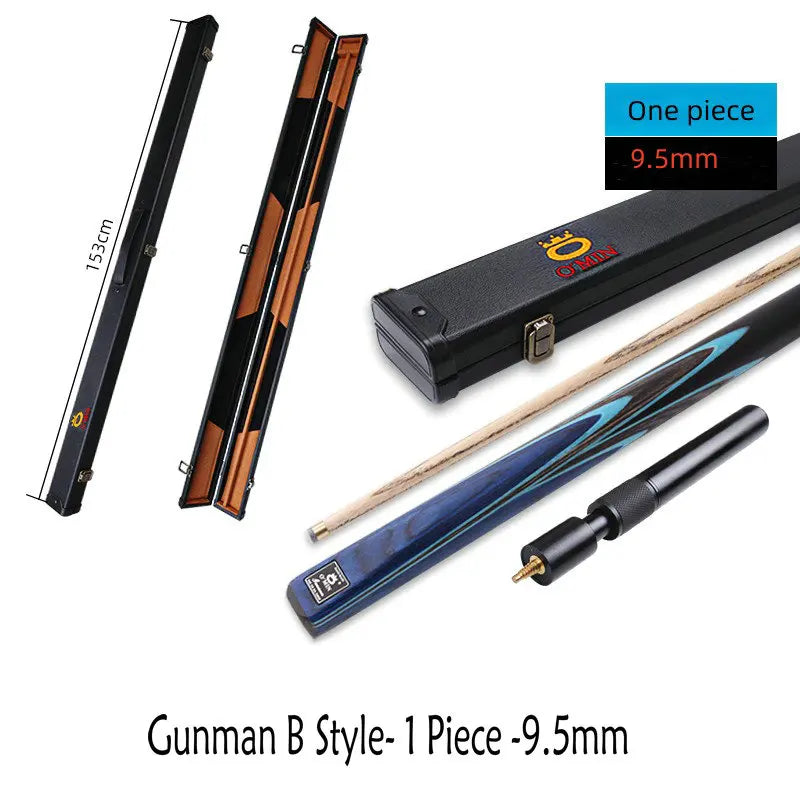 OMIN 57" New Style Gunman White Ash Snooker Billiard Pool Cue Stick 9.5mm/10mm Set