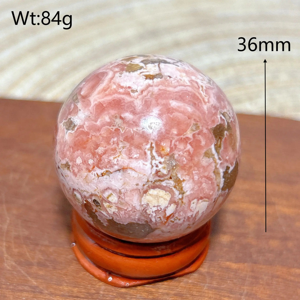 High Quality Natural Crystals Argentina Rhodochrosite Druzy Sphere Healing Gemstones Home Decorations Room Decor Jewelry Gift
