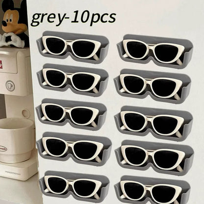 Eyeglasses Organizer Rack Wall Mounted Sun-glasses Display Holder Wardrobe Decoration Storage Box Sunglass Organizer