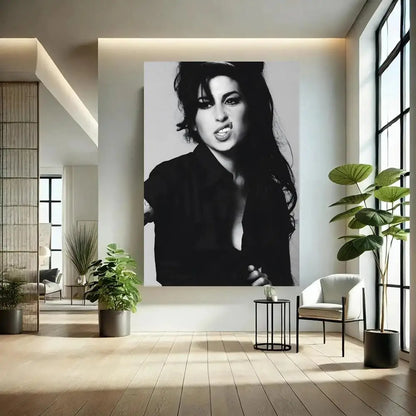 Singer Amy Winehouse Poster Classic poster and wall art prints are suitable for living rooms, bedrooms,and home