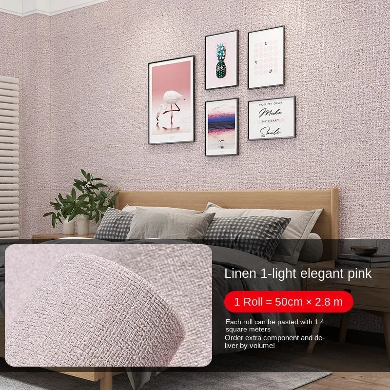 10m Self Adhesive 3D Wall Panel Wallpaper Foam Soundproof Waterproof 3D Wall Sticker New Design Bedroom Wallpaper Thickening