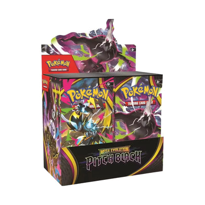 New Pokémon TCG Mega Evolution PITCH BLACK Booster Display Box -1-36 Packs Sealed English Version Game Collection Card Gift