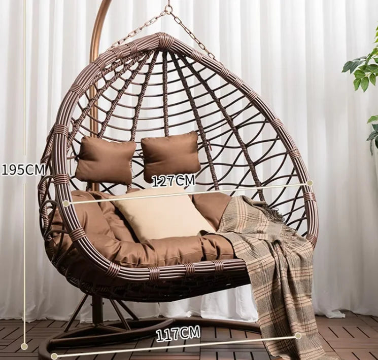Home Basket Chair Spot Outdoor Modern Garden Furniture Lazy Sofa Rattan Basket Egg Leisure Swing Chair
