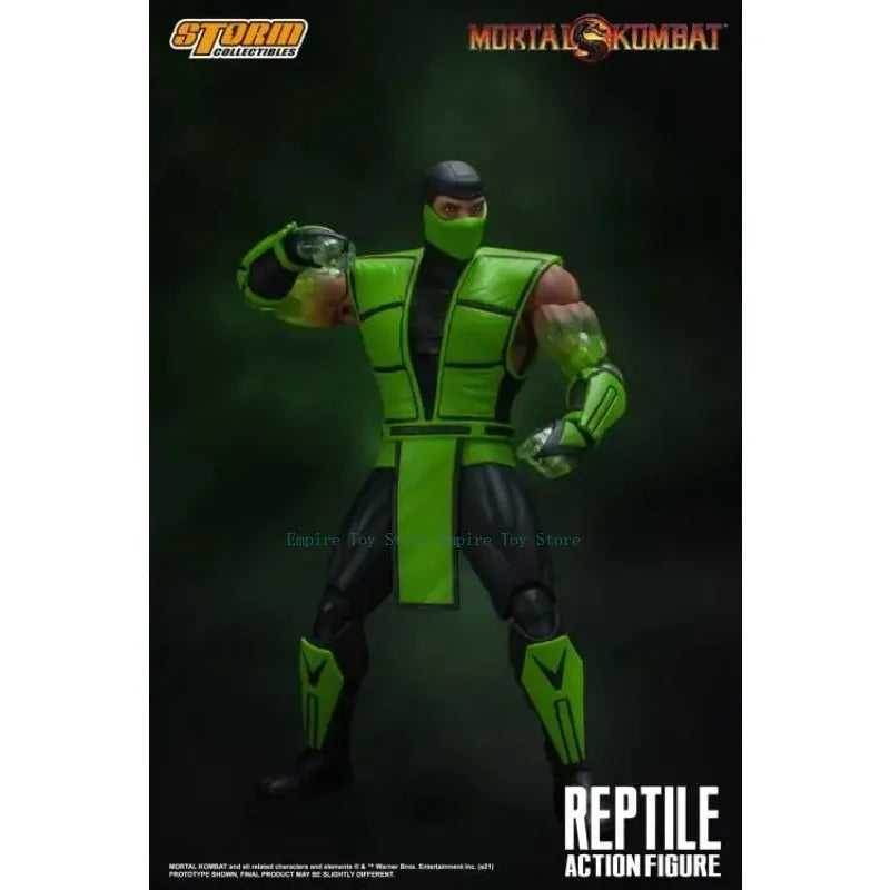【In Stock】Storm Collectibles Mortal Kombat VS Series Reptile 1/12 Scale BBTS Transparent Arm Original Box Action Figure Model