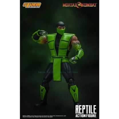 【In Stock】Storm Collectibles Mortal Kombat VS Series Reptile 1/12 Scale BBTS Transparent Arm Original Box Action Figure Model