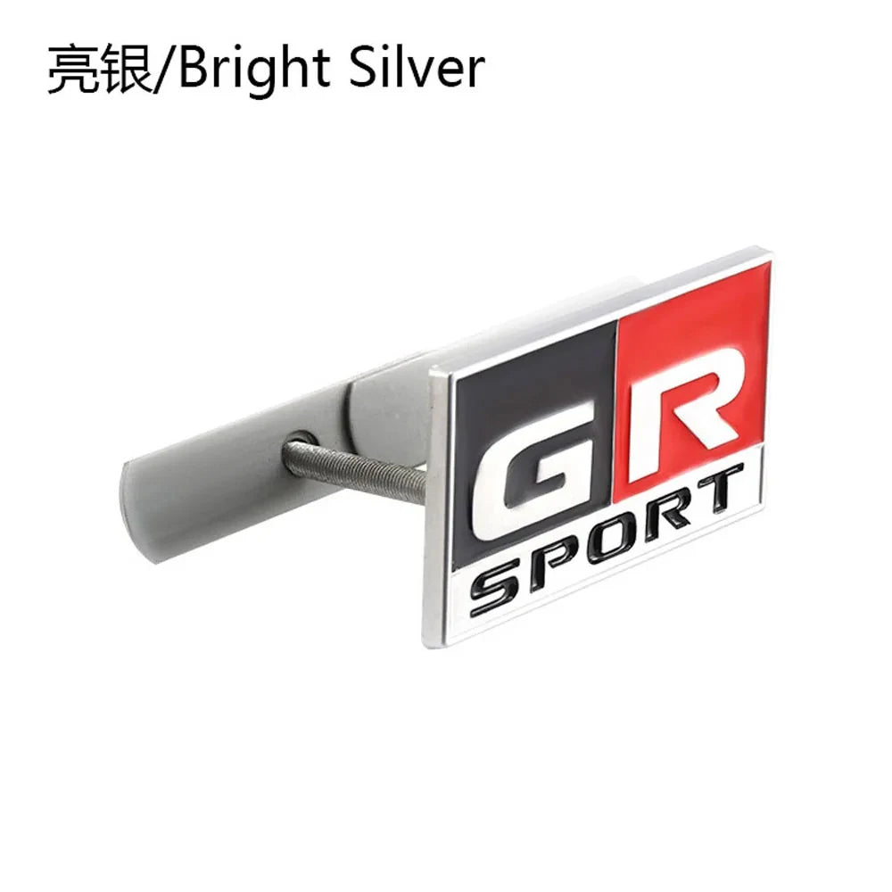 3D Metal Car Sticker Labeling Emblem Badge Decals For Toyota GR Sport C-HR RAV4 Corolla Yaris Camry Prado Prius Auto Accessories
