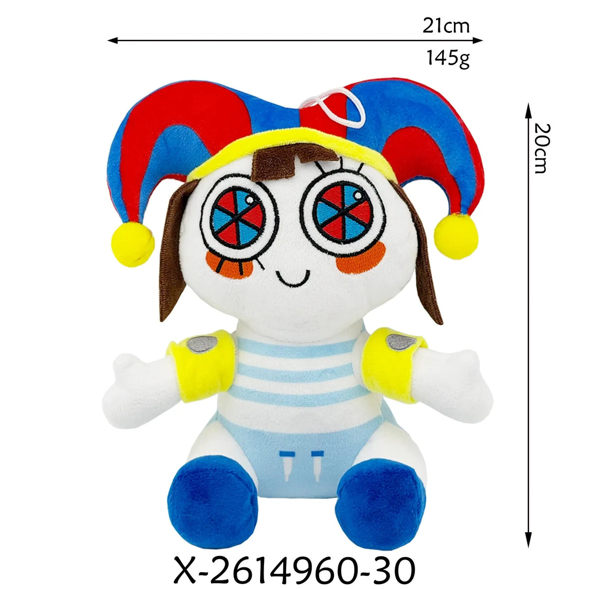 New Styles The Amazing Digital Circus Pomni Jax Plush Toy Anime Cute Theater Rabbit Doll Cartoon Clown Christmas Kids Gifts