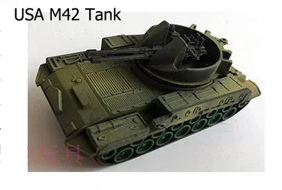 1/72 Plastic Assembled Tank Model Kit WWII Military Model Puzzles 24 Styles Tanks Sand Table Tanks Toys for Boys