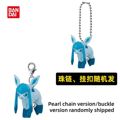 Bandai Pokemon Eevee Evolutions Nine Forms Connectable Mascot Gashapon Keychain Pendant For Anime Collectors Hobby Fans