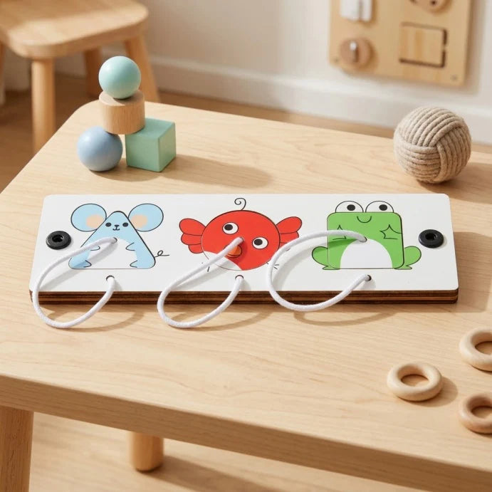 DIY Montessori Busy Board Accessories, Wooden Sensory Educational Toy, Fine Motor Skills & Cognitive Training Learning Toy for K