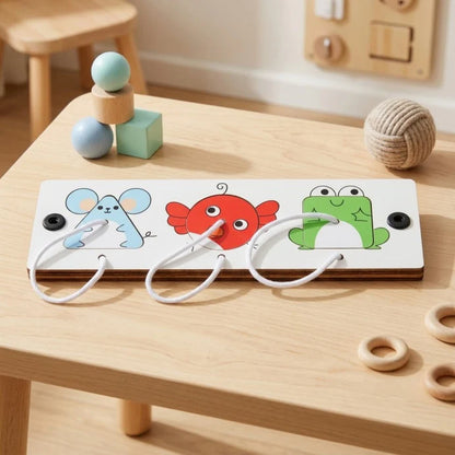 DIY Montessori Busy Board Accessories, Wooden Sensory Educational Toy, Fine Motor Skills & Cognitive Training Learning Toy for K