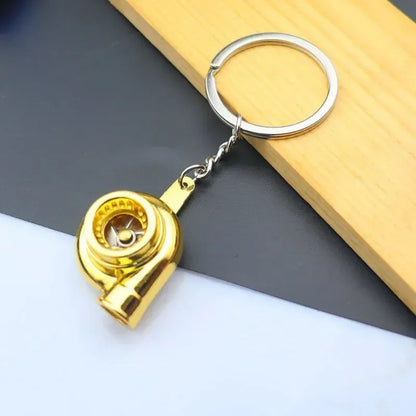 Metal Mini Car Auto Creative Wheel Keychain Parts Auto Enthusiast  Accessories KeyKeyring Ring Chain for Men Woman Lover Gift