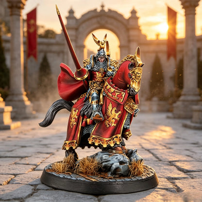 Die Casting Resin Model Assembly Kit, GK， Feudom Pierre Besson, Grand Magister， Unpainted Requires Assembly