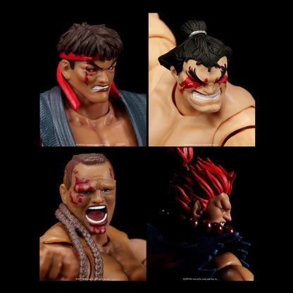Jada Toys street fighter you lost Set – 19 Battle - Damaged Heads