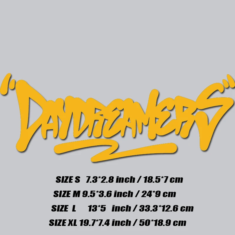 'DAY DREAMERS' DECAL, Creative & Fashion Text For You Good Look Car, High Quality For Car Trucks Motorcycles & Laptops
