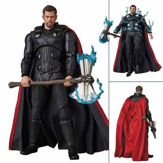 Anime Marvel Avengers 3 Maf 104 Thor Pvc Action Figure Model Doll Christmas Gift