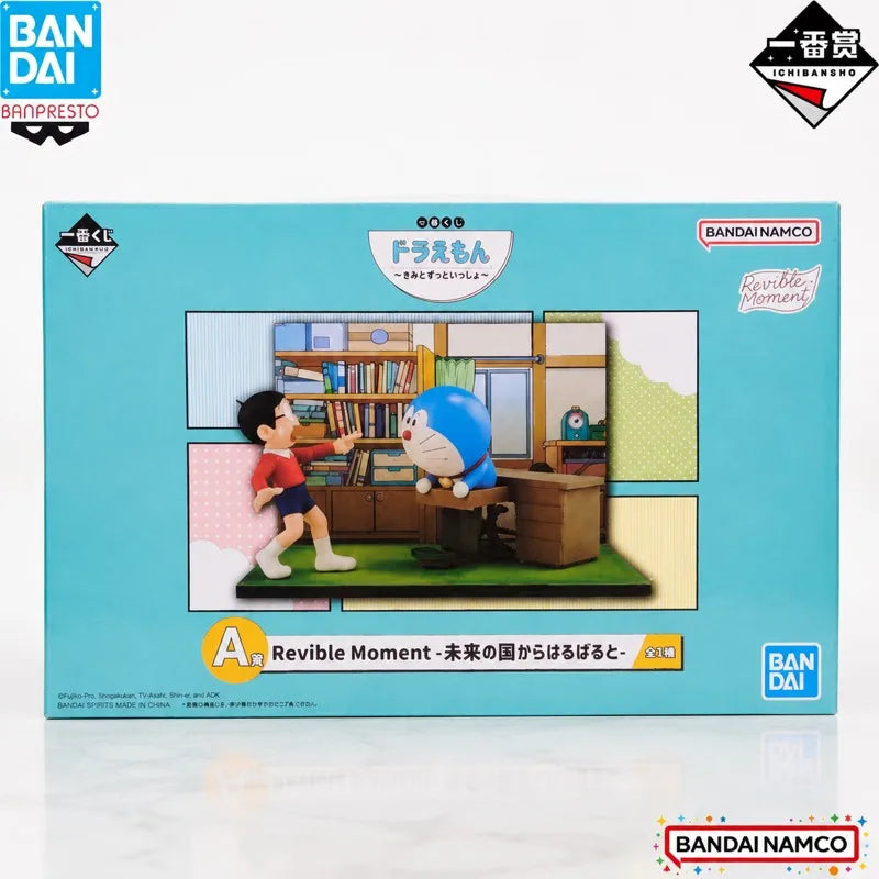 In Stock Bandai Original Ichiban Kuji Doraemon Nobi Nobita Action Figure Model Doll Brand New Boxed Anime Characters Toys Model
