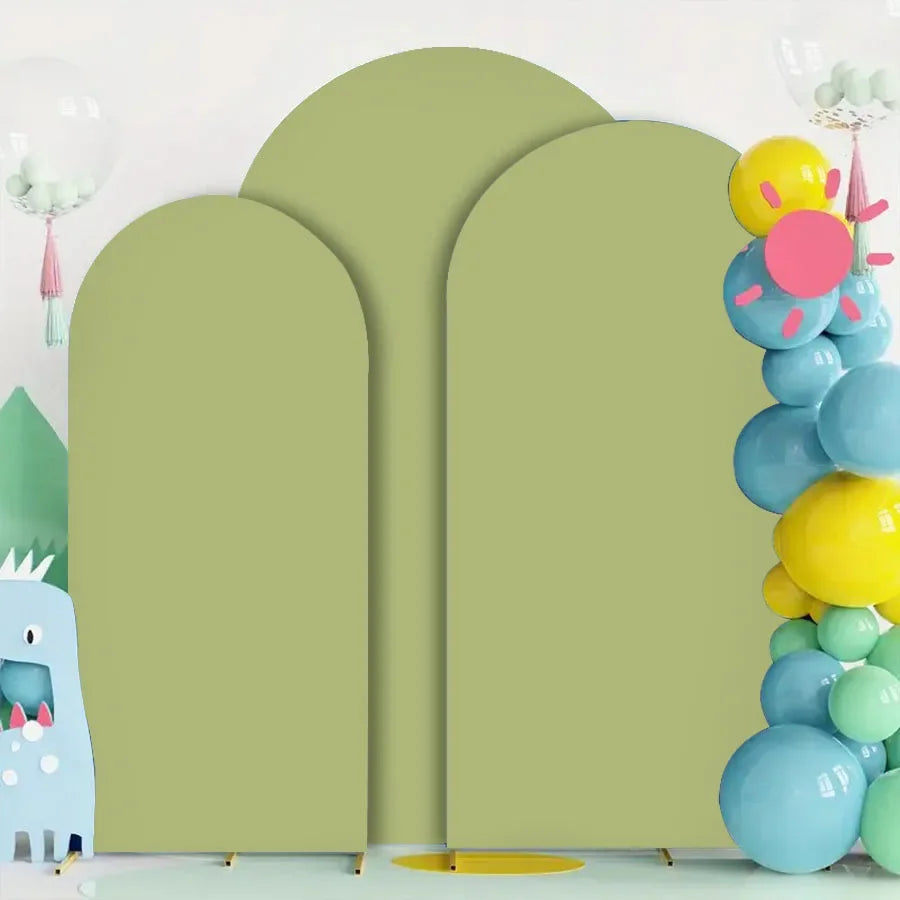 Solid Colours Arch Backdrops Cover Wedding Party Photography Backdrops Photo Kids Birthday Party Table Cover Decoration