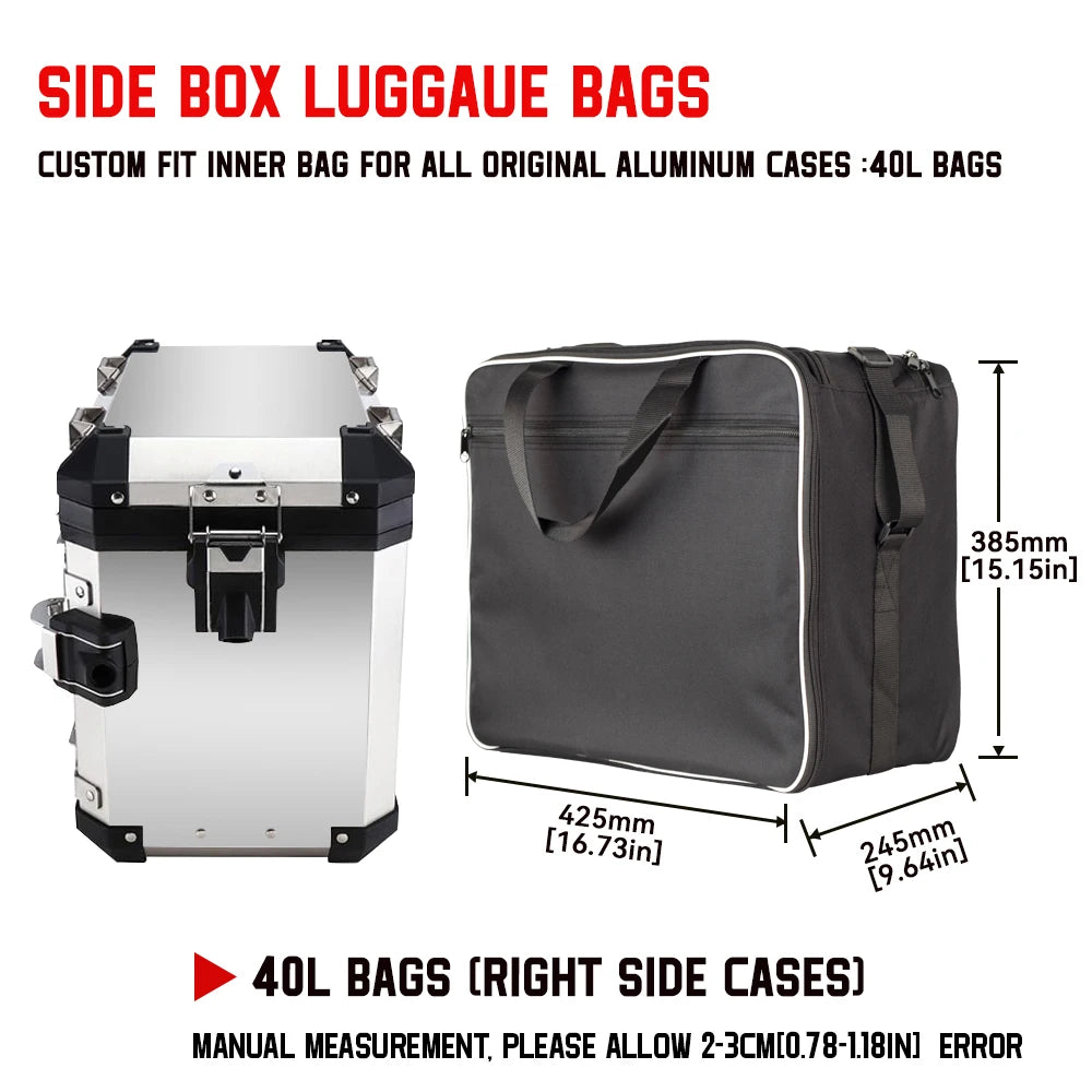 Motorcycle Box Inner Bag Luggage Bags 28L/36L/40L for BMW R1200GS Adv R1250 GS Adventure K1600 Motorbikes Waterproof Bag