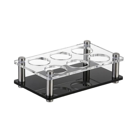 Acrylic Shot Glass Display Stand 6/12/24 Holes Wine Glass Cup Holder Party and Bar Tray Cups Shot Glass Storage Rack