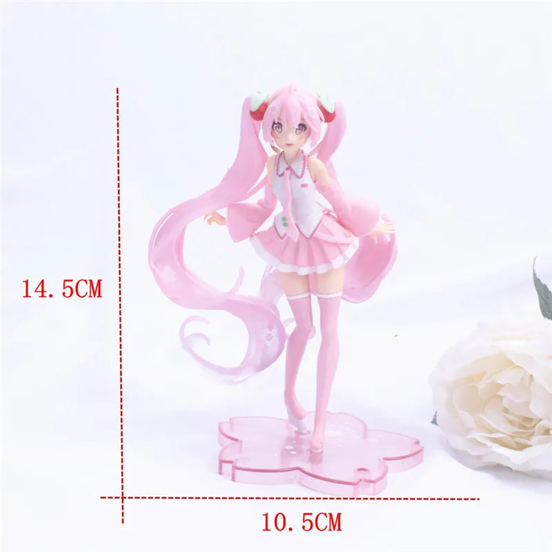 Hot Kawaii Girl Hatsune Miku Anime Figure Fashion Subclture Miku Action Figure Birthday Gift PVC Collection Model Doll Toys