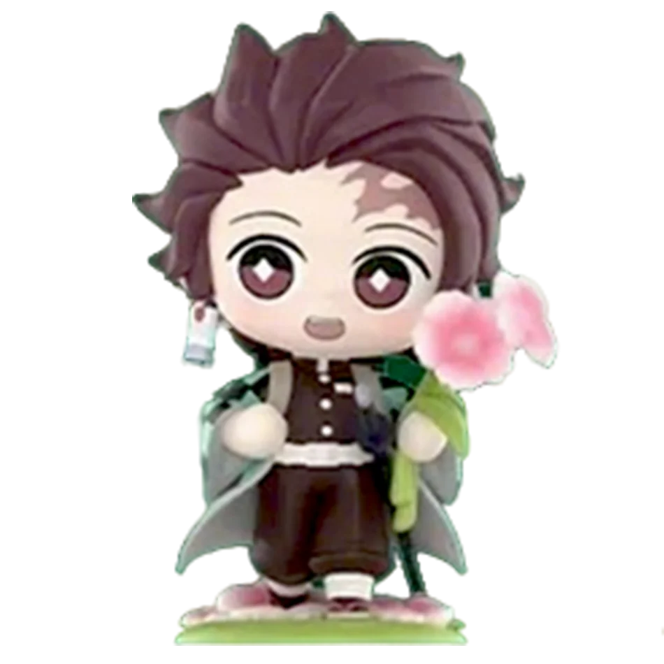 Hot Demon Slayer Tanjiro Kamado Nezuko anime cartoon figure blind box creative personalized statue model ornament surprise gift
