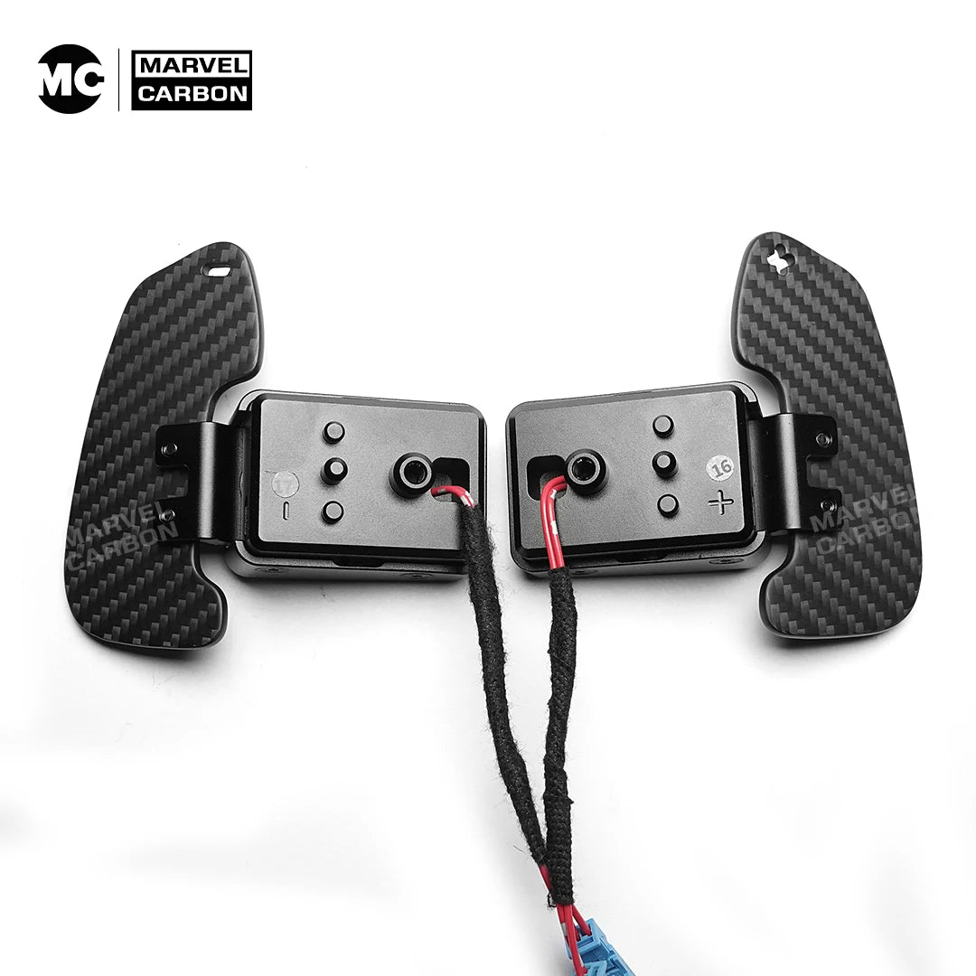 For BMW 1-4 series f20 f21 f30 f22 f80 g20 g30 g80 m3 m5 x3 x5 Magnetic Carbon Fiber Steering Wheel Paddle Shifter Extensions