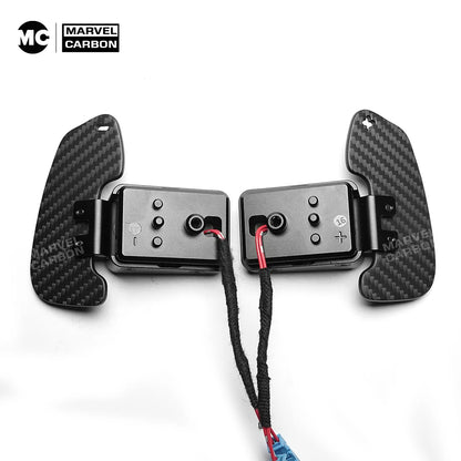 For BMW 1-4 series f20 f21 f30 f22 f80 g20 g30 g80 m3 m5 x3 x5 Magnetic Carbon Fiber Steering Wheel Paddle Shifter Extensions