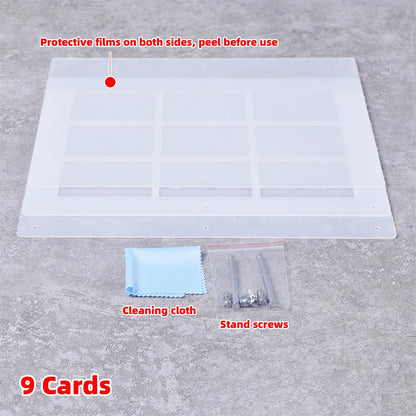 Desktop Display Stand 2/3/4/5/6/8/9/10/12 Cards Holder 35/55/75pt for Pokemon NBA Sports MTG Trading PTCG One Piece TCG F1 Card