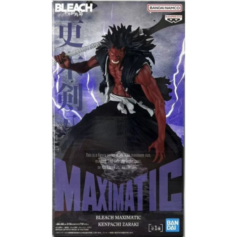 Bandai Bleach MAXIMATIC Zaraki Kenpachi Figure Banpresto Original Anime Model 24cm Collectible Decoration Toy Gift AS