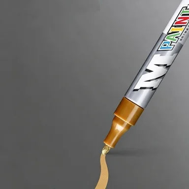Tire Touch Up Paint Pen Quick Drying Marker Car Tyre Lettering Graffiti Pen For Auto Motorcycle Rubber Wheel Maintenance