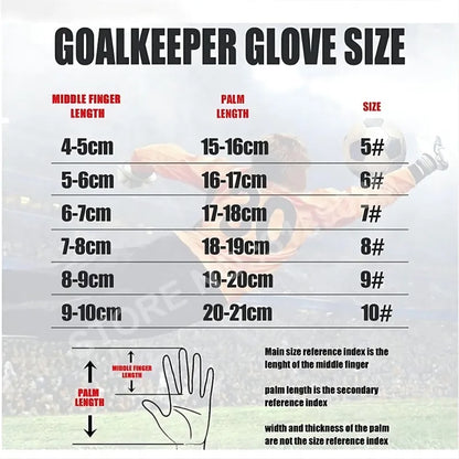Premium Latex Adult Kids Training Match Durable Goalkeeper Football Goalkeeper Gloves