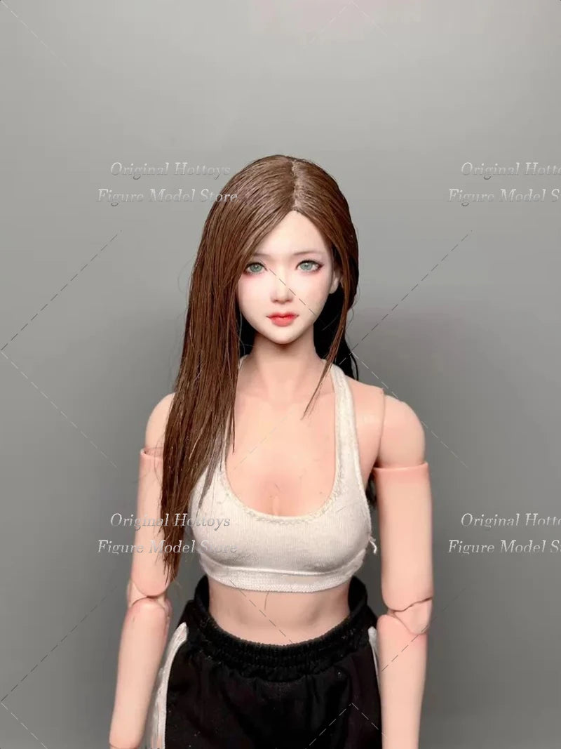 19 Style 1/6 Scale Female Soldier Scene Accessories Tang Li Head Cover Wigs Series For 12-inches Action Figure Doll Bald Head