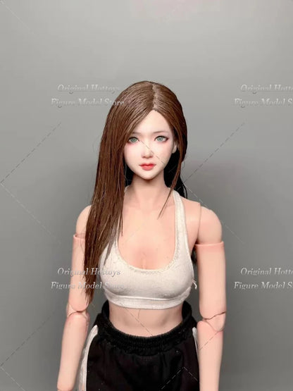 19 Style 1/6 Scale Female Soldier Scene Accessories Tang Li Head Cover Wigs Series For 12-inches Action Figure Doll Bald Head