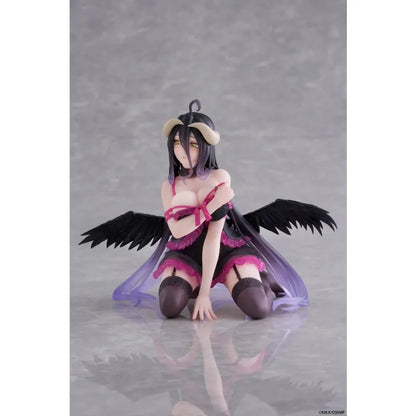 In Stock 100% Original Taito Overlord Albedo Desktop Cute Negligee Ver Anime PVC Collectible Figure Desktop Home Room Decor Gift