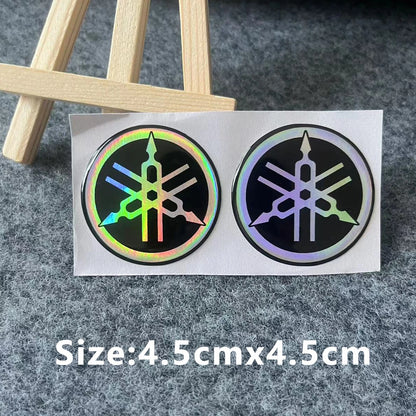 3D Emblem Yamaha Stickers  Logo Decal Gold White Blue Red Sticker