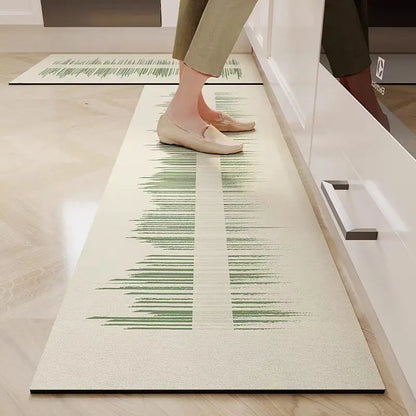 VIKAMA Kitchen Door Steps Water-Absorbing Oil-Absorbing Non-slip Foot Carpet Diatomite Bathroom Water-Absorbing Floor Mats