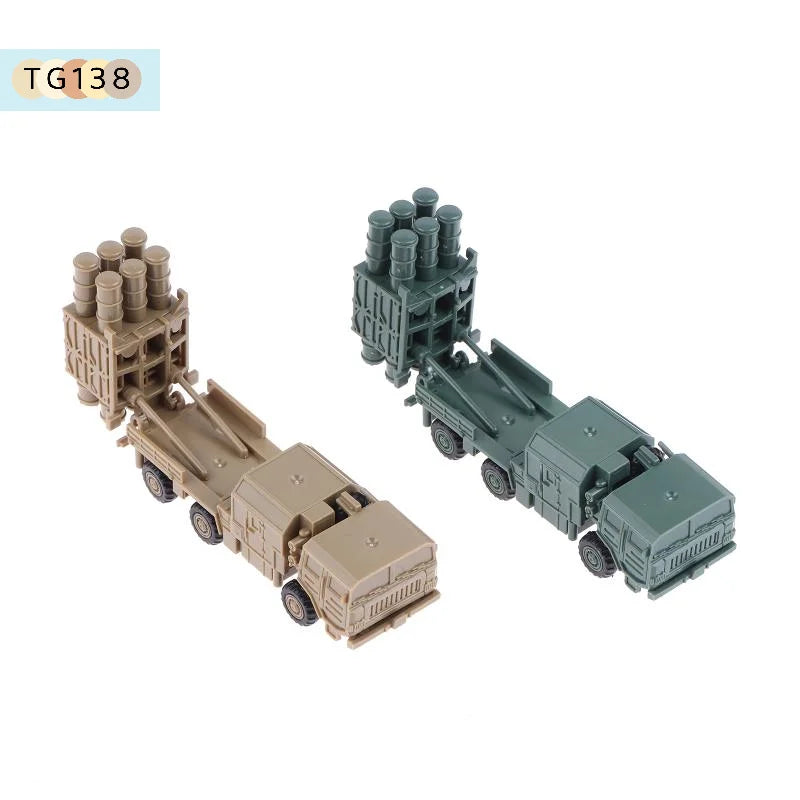 【New】1/144 China HQ-16 Air Defense Missile Launcher 4D Assembled Chariot Simulation Model Sand Table Toy No Glue Required