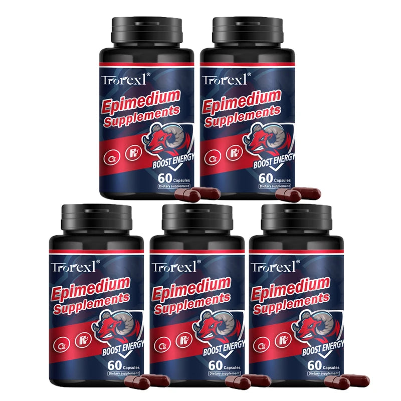Men Tumescence Endurance and Energy Power Supplement Eleuthero Root Wolfberry Epimedium complex