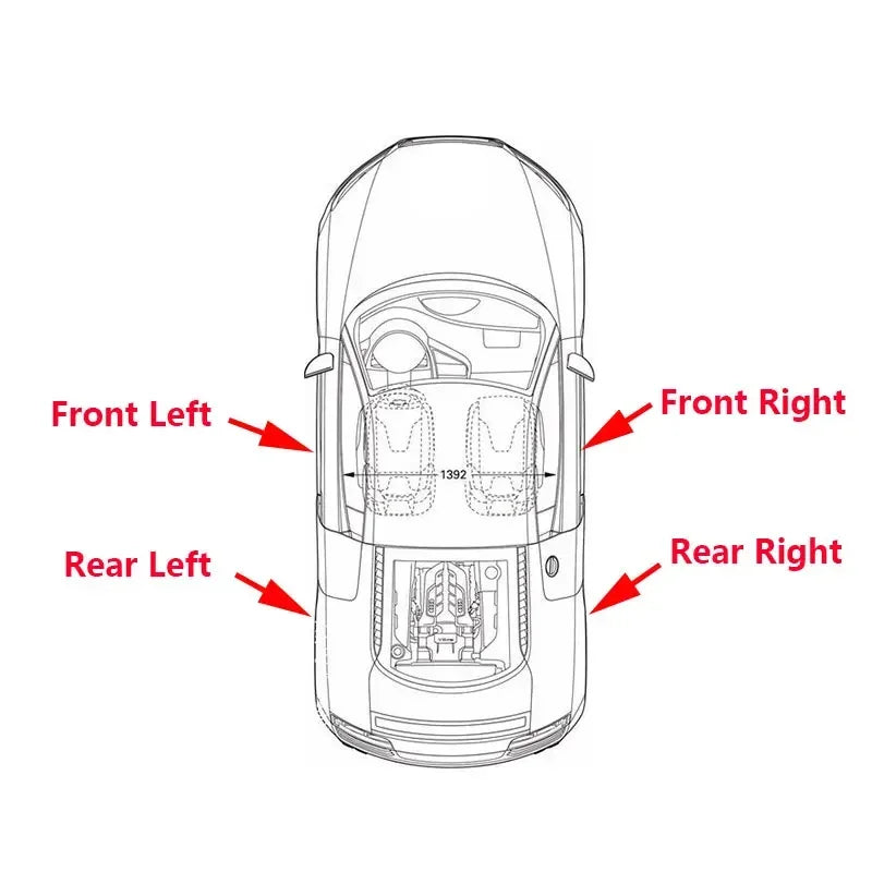 For Toyota Land Cruiser Prado 120 LC120 UZJ120 2003-2006 2007 2008 2009 Car Front Rear Right Left Door Check Strap Stopper Hinge