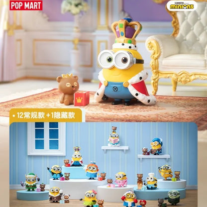 POP MART Minions Bedtime Stories by Bob and Tim Series Blind Box Toys Anime Action Figure Surprise Genuine Original Mystery Box