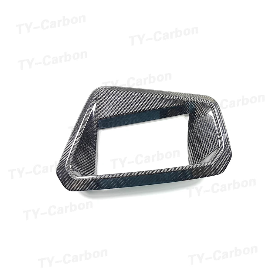 Real Dry Carbon Fiber Car Head Up Protective Frame For BMW G80 G81 G82 G83 G87 M2 M3 M4 2021+ Car HUD Protective Cover Bodykit