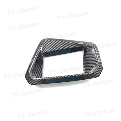 Real Dry Carbon Fiber Car Head Up Protective Frame For BMW G80 G81 G82 G83 G87 M2 M3 M4 2021+ Car HUD Protective Cover Bodykit