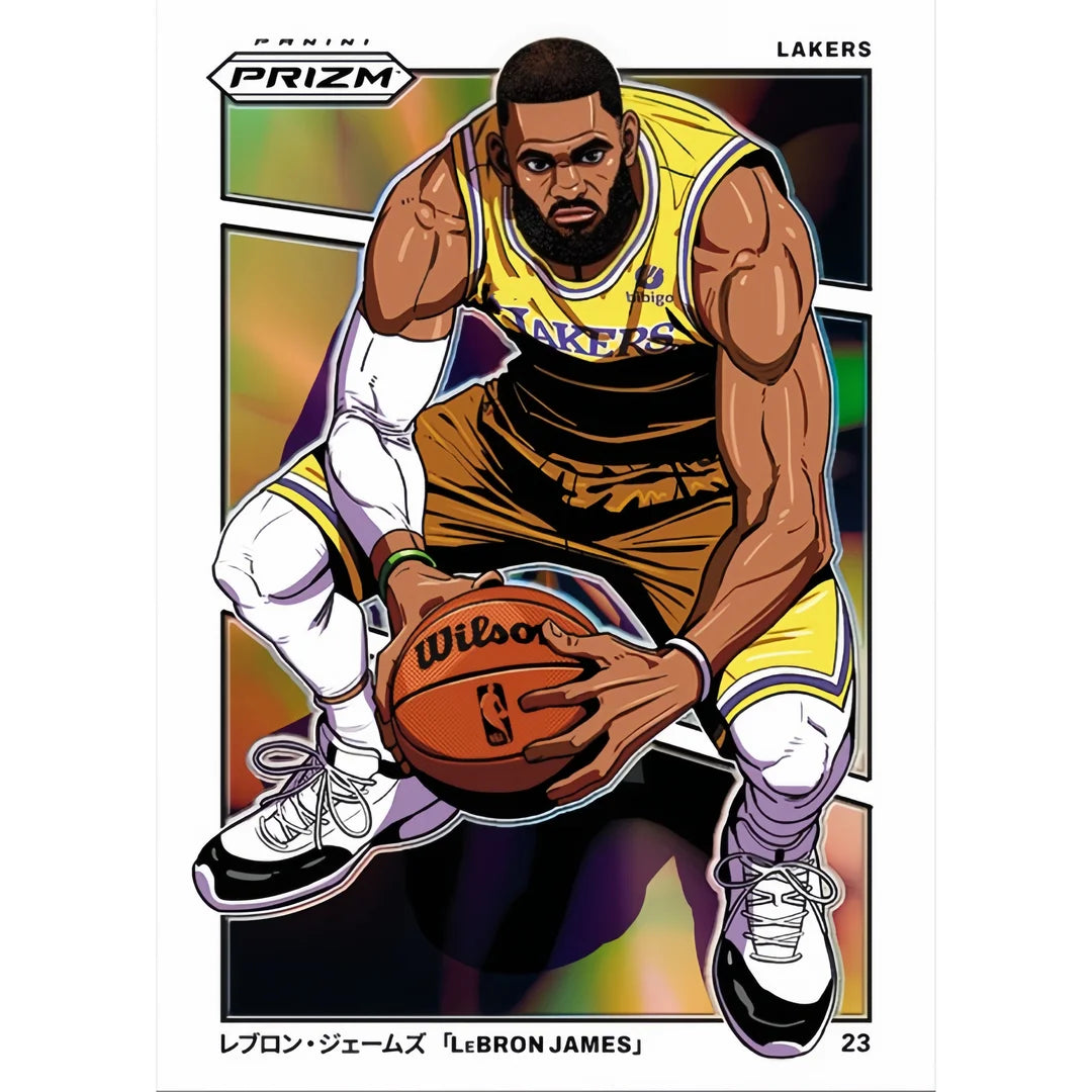 DIY Homemade NBA Basketball collection card Stephen Curry LeBron James Anthony Edwards Luka Doncic Manga series