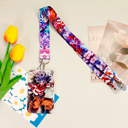 Wholesale Anime Movie Dragon Ball Lanyard Keys Neck Strap Card Badge Gym Key Chain Lanyard Key Holder DIY Hang Rope Keyrings